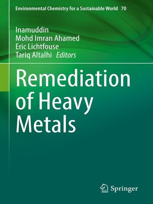 cover image of Remediation of Heavy Metals